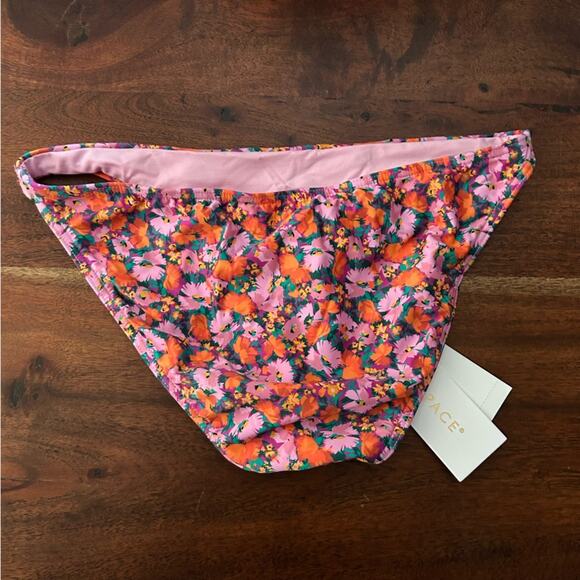 L*Space Camacho Bikini Bottom‎ Swim Floral Pink Positively Poppies NWT Size XS - Picture 3 of 6